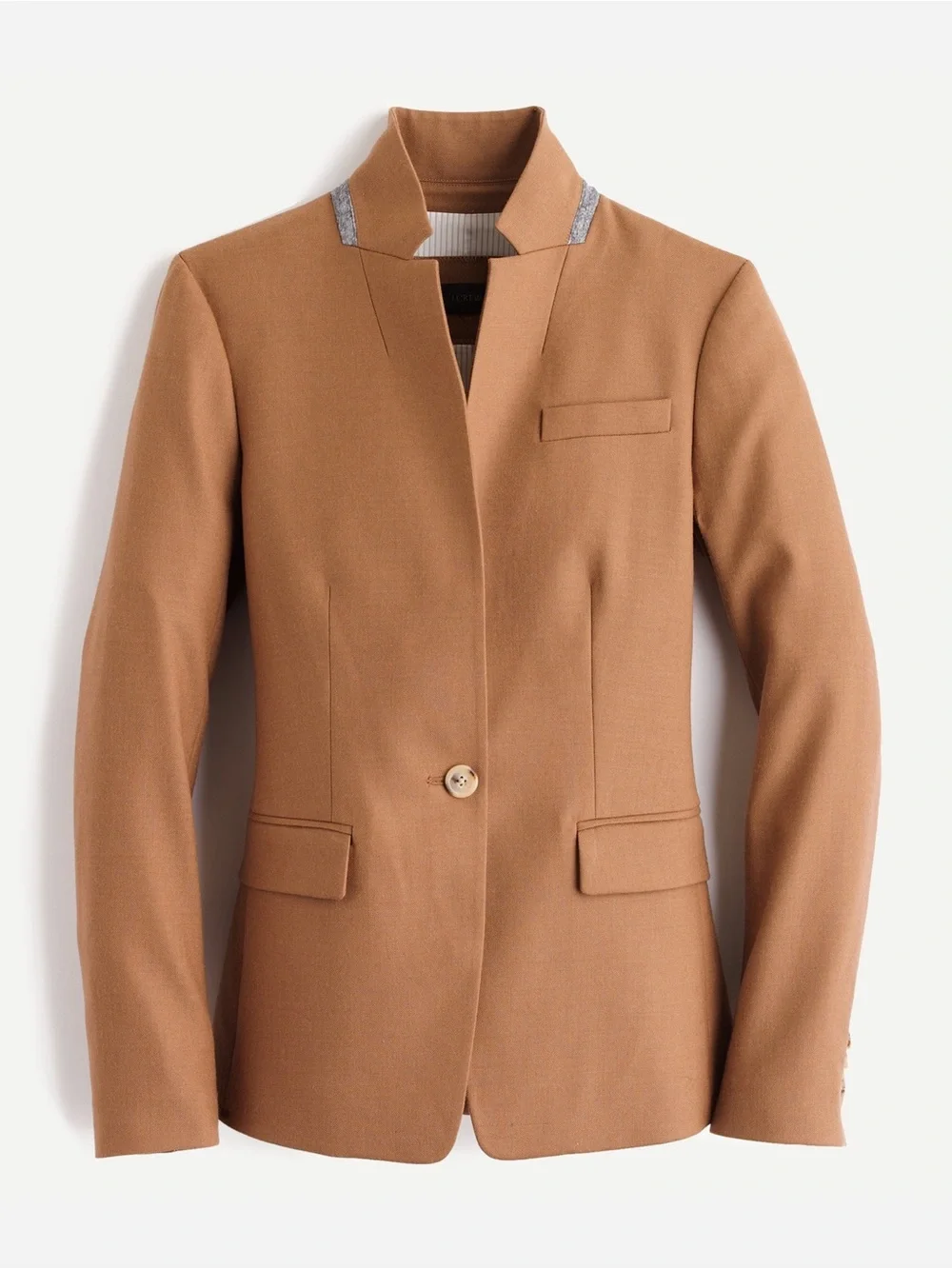 NWT J. Crew Regent Blazer in Wool Flannel Size 8